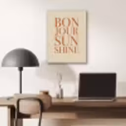Oranje - Quote - Sun PET vilt klein -sfeer5