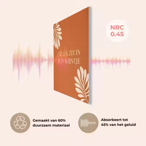 Oranje - Wijntje - Quote PET vilt klein -USP_NL