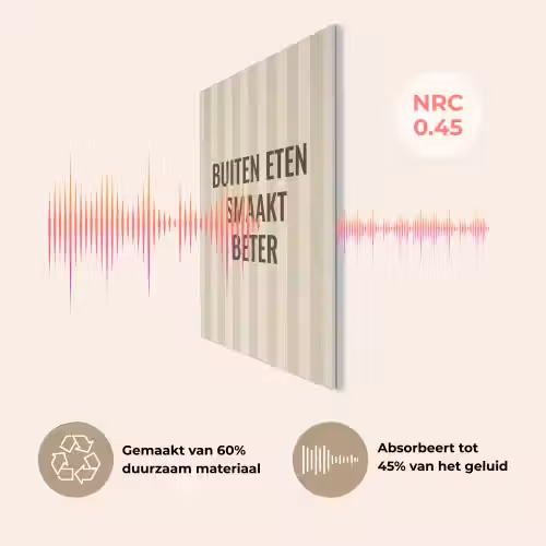 Buiten - Quote - Strepen - Zomer PET vilt klein -USP_NL