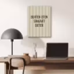 Buiten - Quote - Strepen - Zomer PET vilt klein -sfeer5