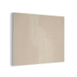 Parallelle lijnen - Lichte textuur - Beige PET vilt klein -3d