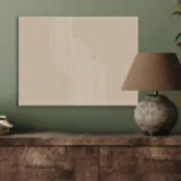 Parallelle lijnen - Lichte textuur - Beige PET vilt klein -sfeer2