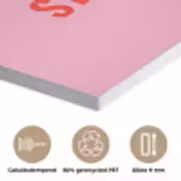 Roze - Zon - Quote PET vilt klein -closeup_NL