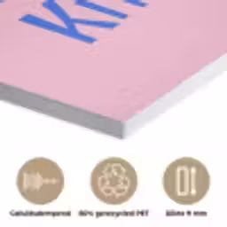 Quote - Blauw - Lettertype - Keuken PET vilt klein -closeup_NL