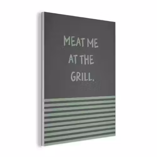 Quote - Groen - Grill - Zomer PET vilt klein -3d