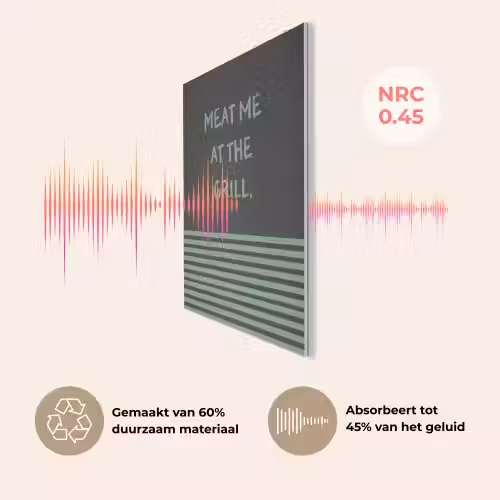 Quote - Groen - Grill - Zomer PET vilt klein -USP_NL