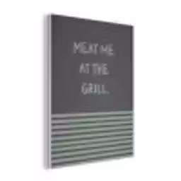 Quote - Groen - Grill - Zomer PET vilt klein -3d