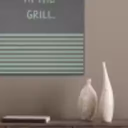 Quote - Groen - Grill - Zomer PET vilt klein -sfeer6_closeup