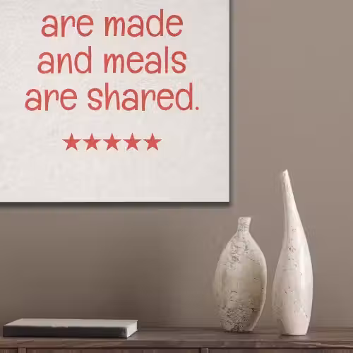 Quote - Sterren - Rood - Memories PET vilt klein -sfeer6_closeup