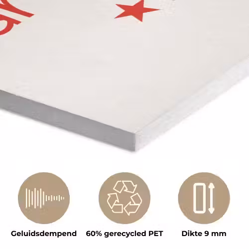 Quote - Sterren - Rood - Memories PET vilt klein -closeup_NL
