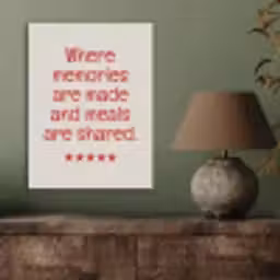 Quote - Sterren - Rood - Memories PET vilt klein -sfeer2
