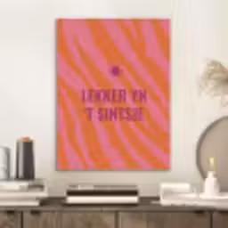 Quote - Zomer - Roze PET vilt klein -sfeer1