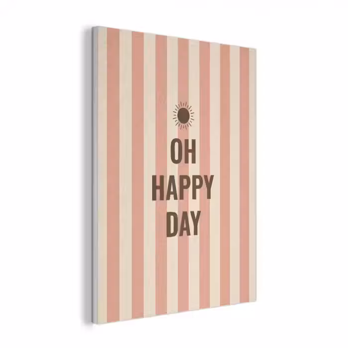Quote - Zomer - Strepen PET vilt klein -3d