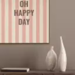 Quote - Zomer - Strepen PET vilt klein -sfeer6_closeup