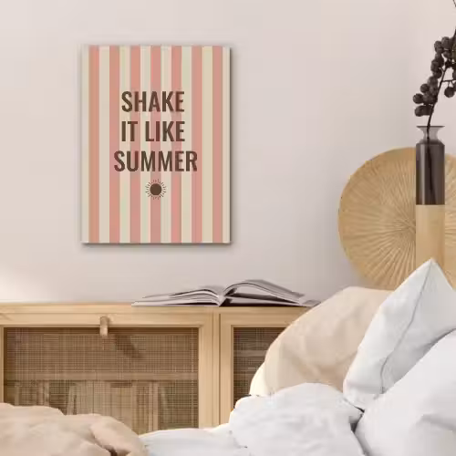 Zomer - Quote - Strepen PET vilt klein -sfeer3