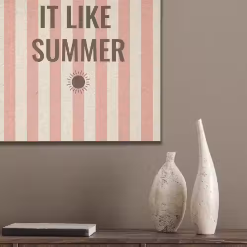 Zomer - Quote - Strepen PET vilt klein -sfeer6_closeup