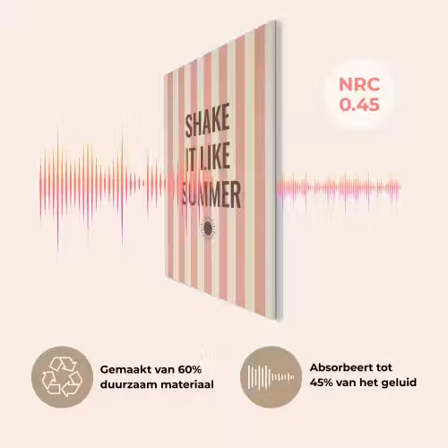 Zomer - Quote - Strepen PET vilt klein -USP_NL