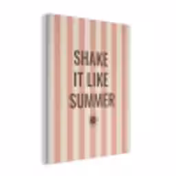 Zomer - Quote - Strepen PET vilt klein -3d
