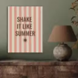 Zomer - Quote - Strepen PET vilt klein -sfeer2