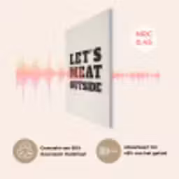 Tekst - Blokletters - Zwart - Vlees PET vilt klein -USP_NL