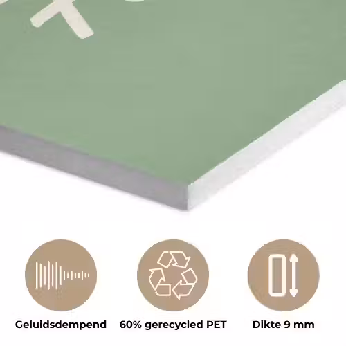 Tekst - Groen - Sierlijk - Letters PET vilt klein -closeup_NL