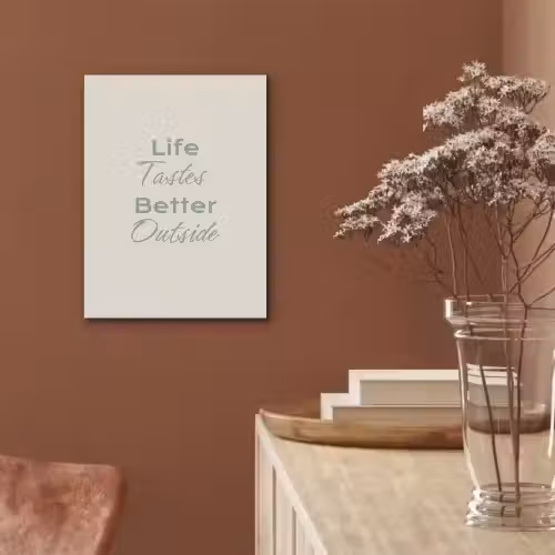 Tekst - Sierlijk - Letters - Groen PET vilt klein -sfeer4
