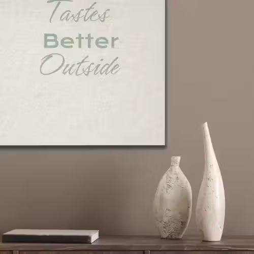 Tekst - Sierlijk - Letters - Groen PET vilt klein -sfeer6_closeup