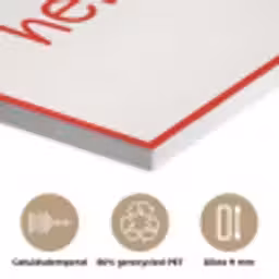 Tekst - Rood - Hartjes PET vilt klein -closeup_NL
