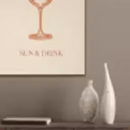 Wijn - Zomer - Quote - Oranje PET vilt klein -sfeer6_closeup