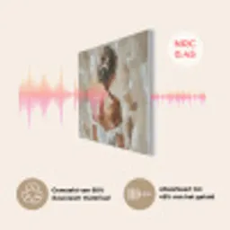 Vrouw - Verf - Abstract - Beige - Modern PET vilt klein -USP_NL