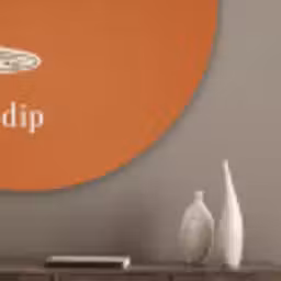 Cocktail - Oranje - Zomer - Quote Akoestische PET Vilt - Rond klein -sfeer5_closeup