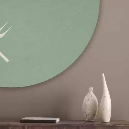 Grill - Groen - Zomer - Quote Akoestische PET Vilt - Rond klein -sfeer5_closeup