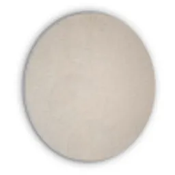 Japandi - Beige - Modern Akoestische PET Vilt - Rond klein -3d