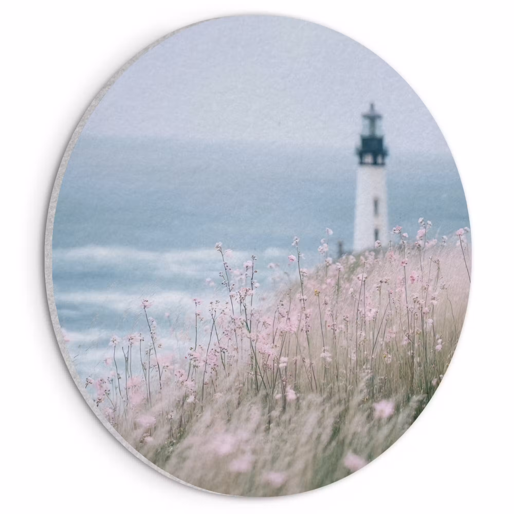 Acoustic painting round - Lighthouse - Cliff - Sea - Flowers