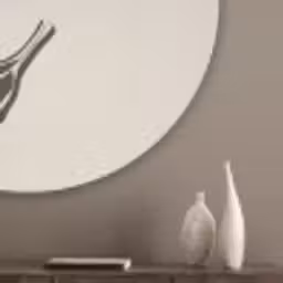 Vlees - Minimalistisch - Beige - Quote Akoestische PET Vilt - Rond klein -sfeer5_closeup