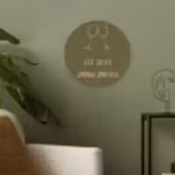 Roze - Groen - Wijn - Quote Akoestische PET Vilt - Rond klein -sfeer2