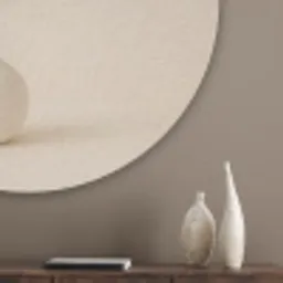 Vaas - Takken - Bloemetjes - Wit Akoestische PET Vilt - Rond klein -sfeer5_closeup