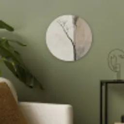 Wabi sabi - Plant - Beige Akoestische PET Vilt - Rond klein -sfeer2
