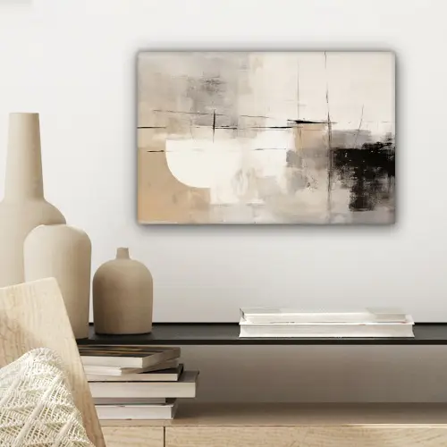 Abstract - Kunst - Grijs canvas 2cm klein -sfeer6