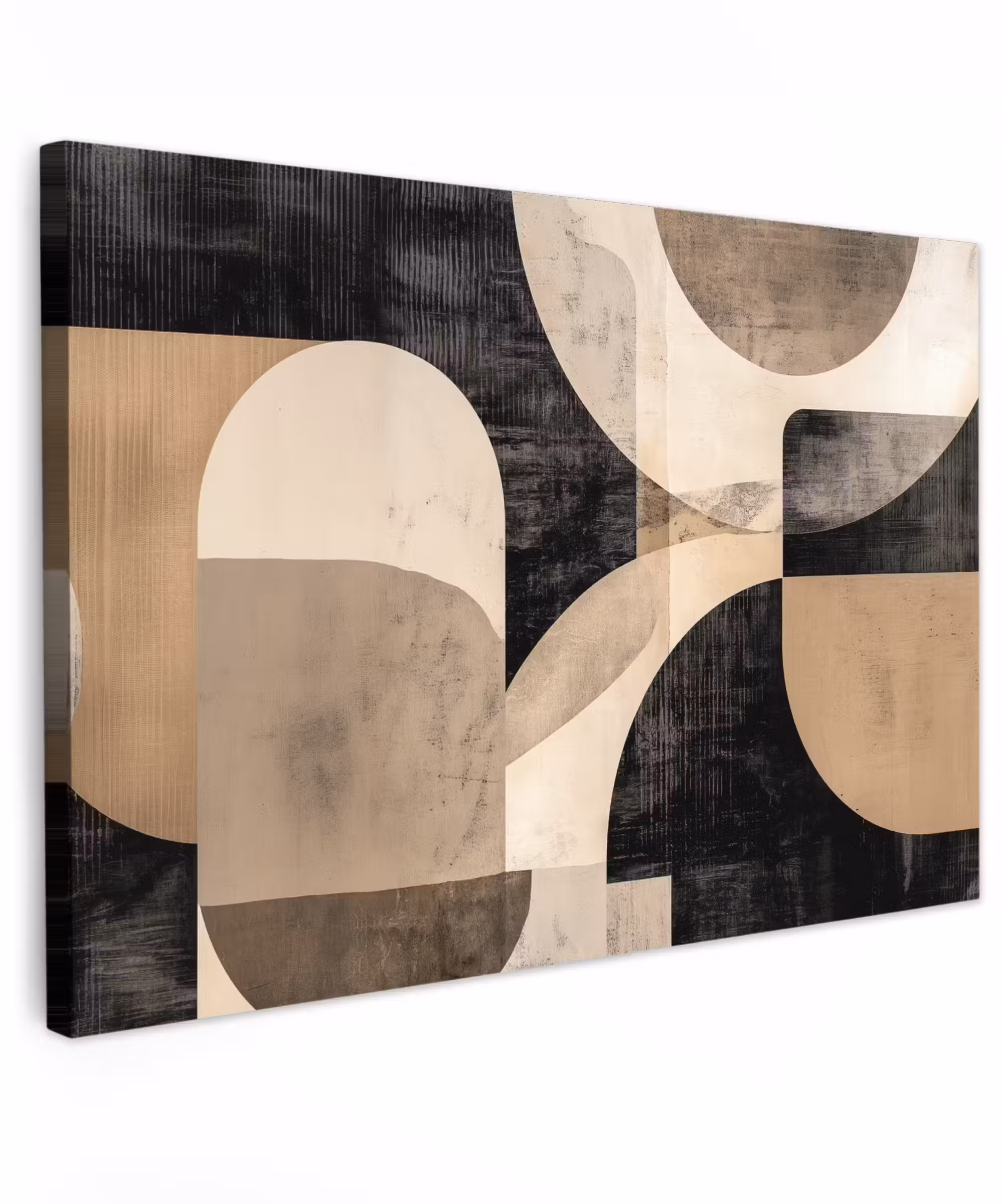 Canvas Print - Abstract - Shapes - Modern - Beige