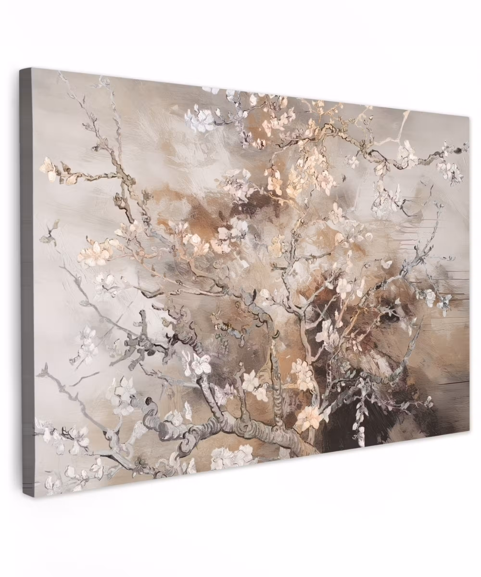 Canvas Print - Almond Blossom - Art - Van Gogh - Beige - Abstract