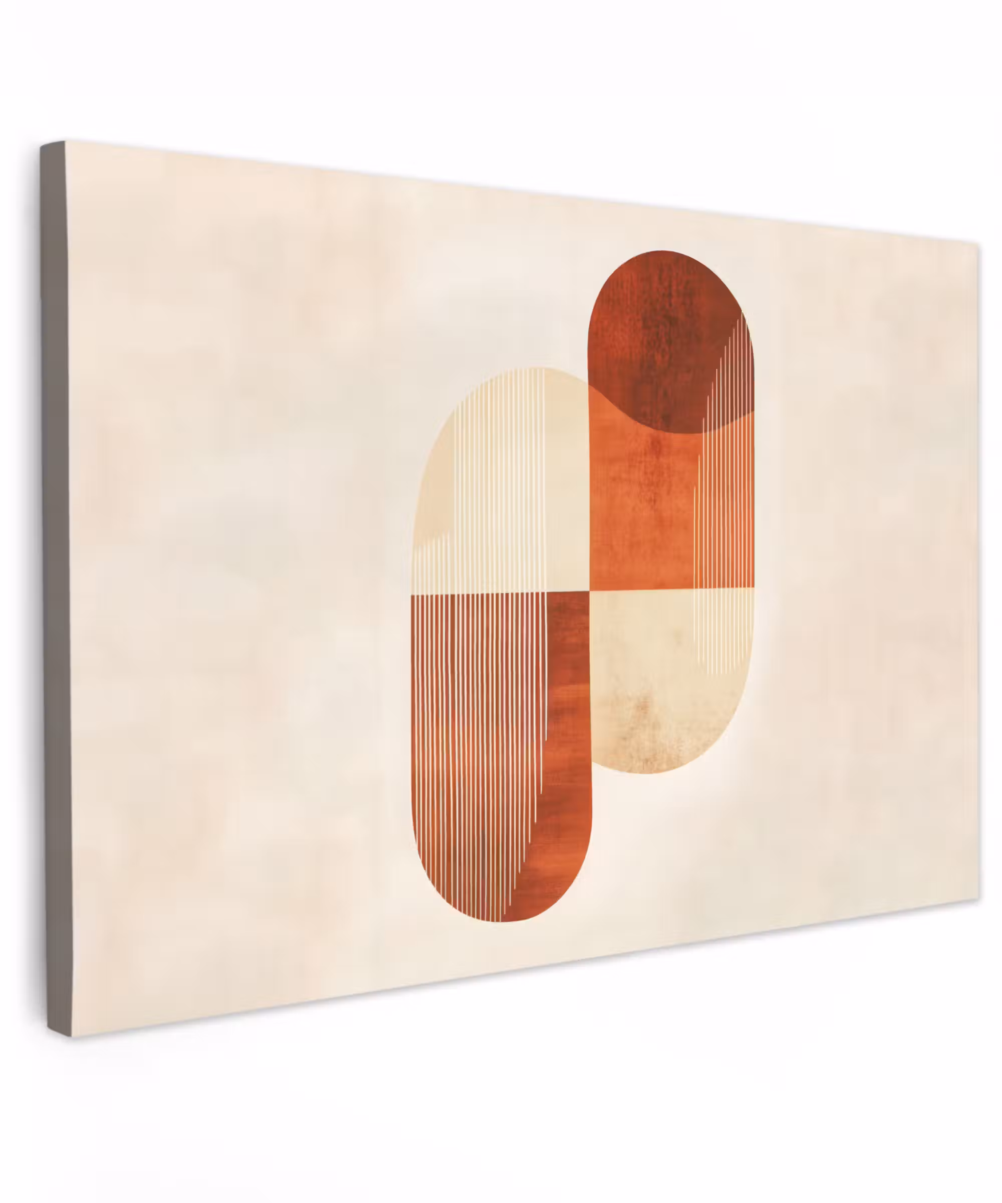 Canvas Print - Arches - Beige - Shapes