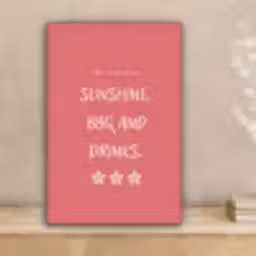 BBQ - Quote - Roze - Zomer canvas 2cm klein -sfeer1