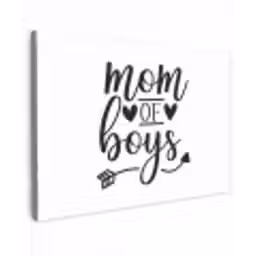 Jongens - Moederdag - Quotes canvas 2cm klein -z3d