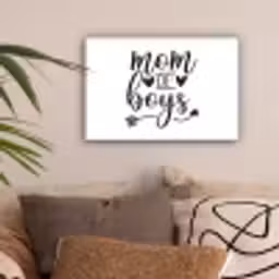 Jongens - Moederdag - Quotes canvas 2cm klein -sfeer1