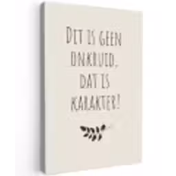 Bruin - Minimalistisch - Quote - Zomer canvas 2cm klein -z3d