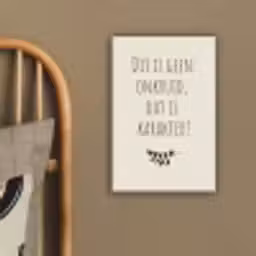 Bruin - Minimalistisch - Quote - Zomer canvas 2cm klein -sfeer3