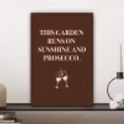 Bruin - Zomer - Quote - Drinken canvas 2cm klein -sfeer6