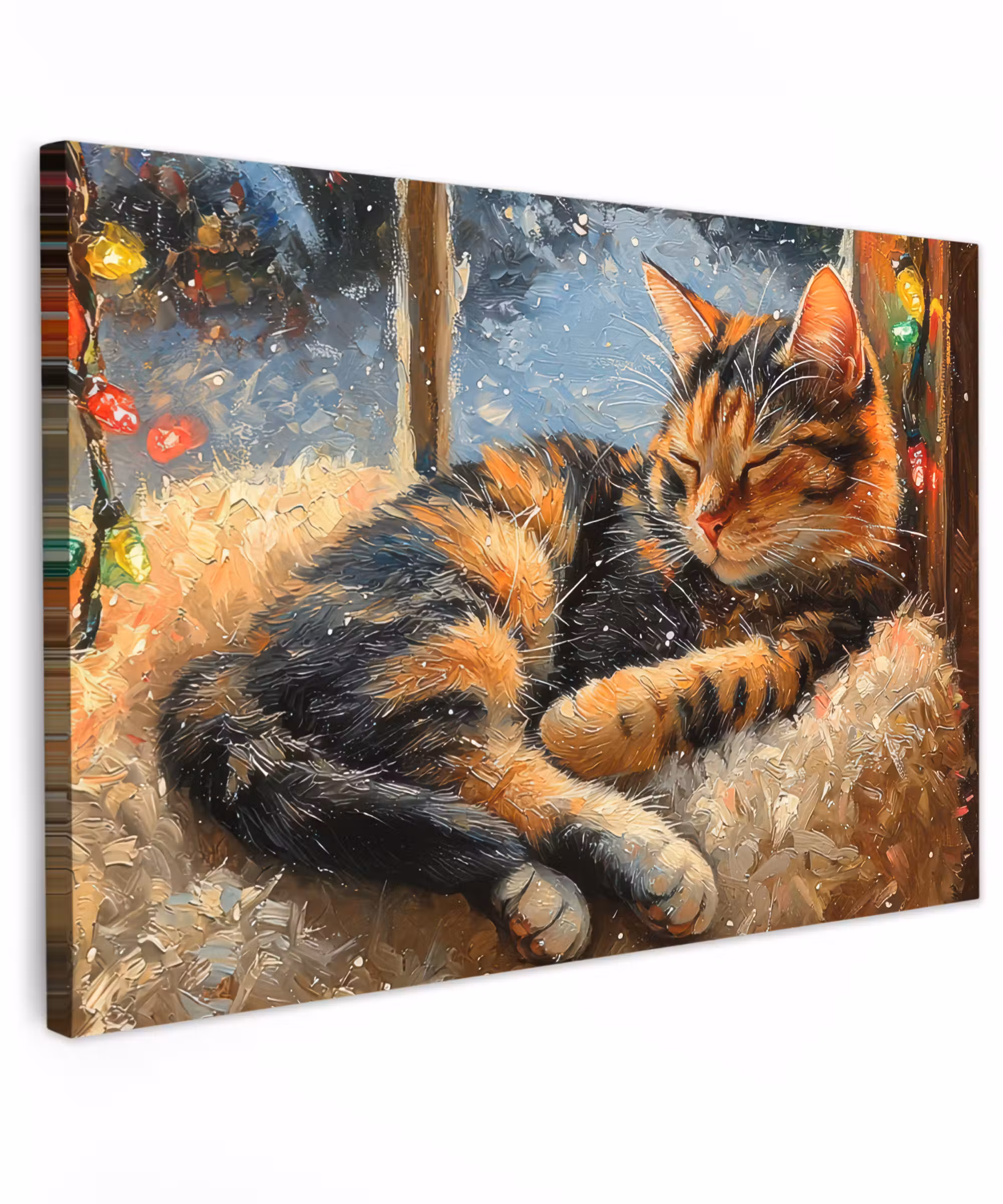 Canvas Print - Cat - Christmas - Winter - Animal
