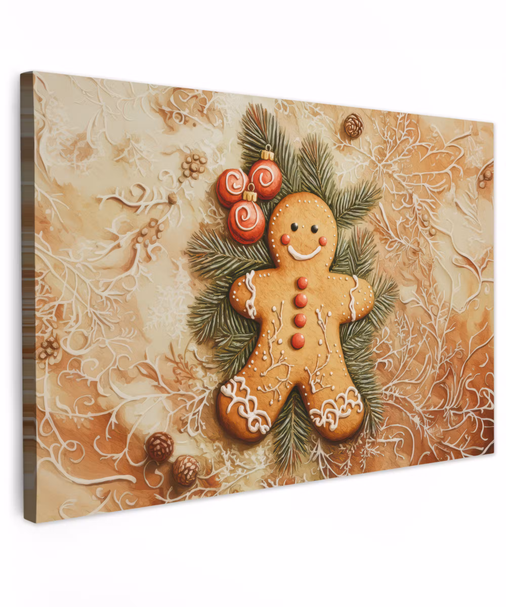 Canvas Print - Christmas - Cookie - Doll - Speculoos